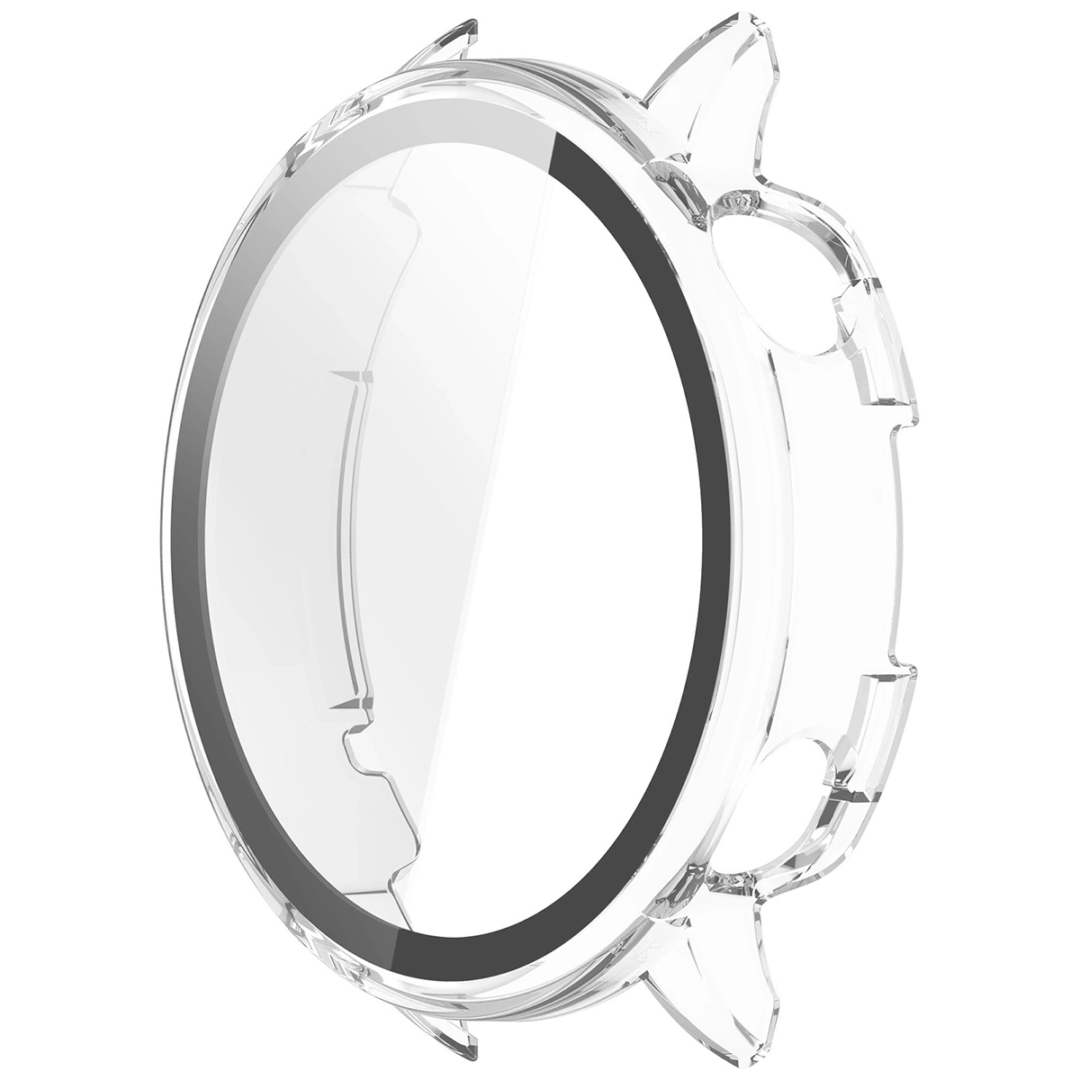Kryt Bizon Case+Glass Watch Case with Glass for OnePlus Watch 3 43mm Transparent