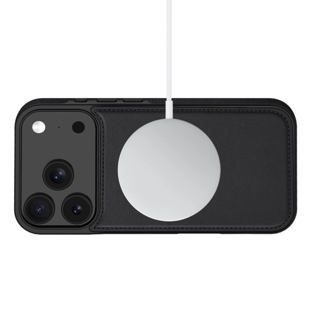 Knížkové pouzdro Tech-protect Wallet MagSafe Apple iPhone 17 Pro Max Matte Black