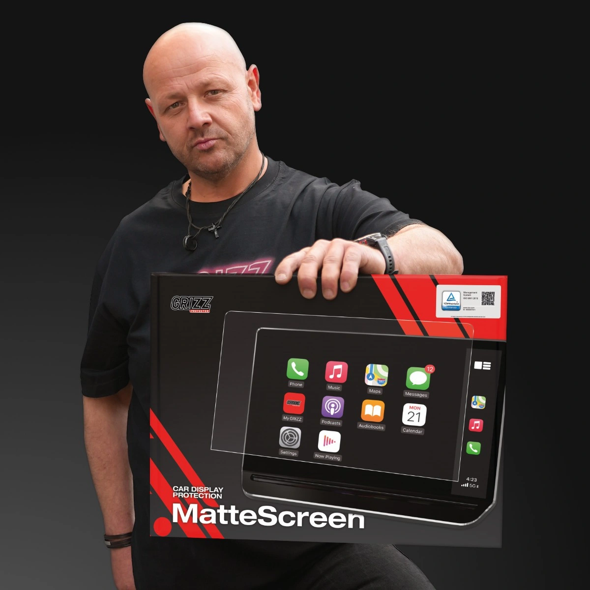 Keramická fólie do auta GrizzGlass CarDisplay Protection CFMOTO 800MTX 7"