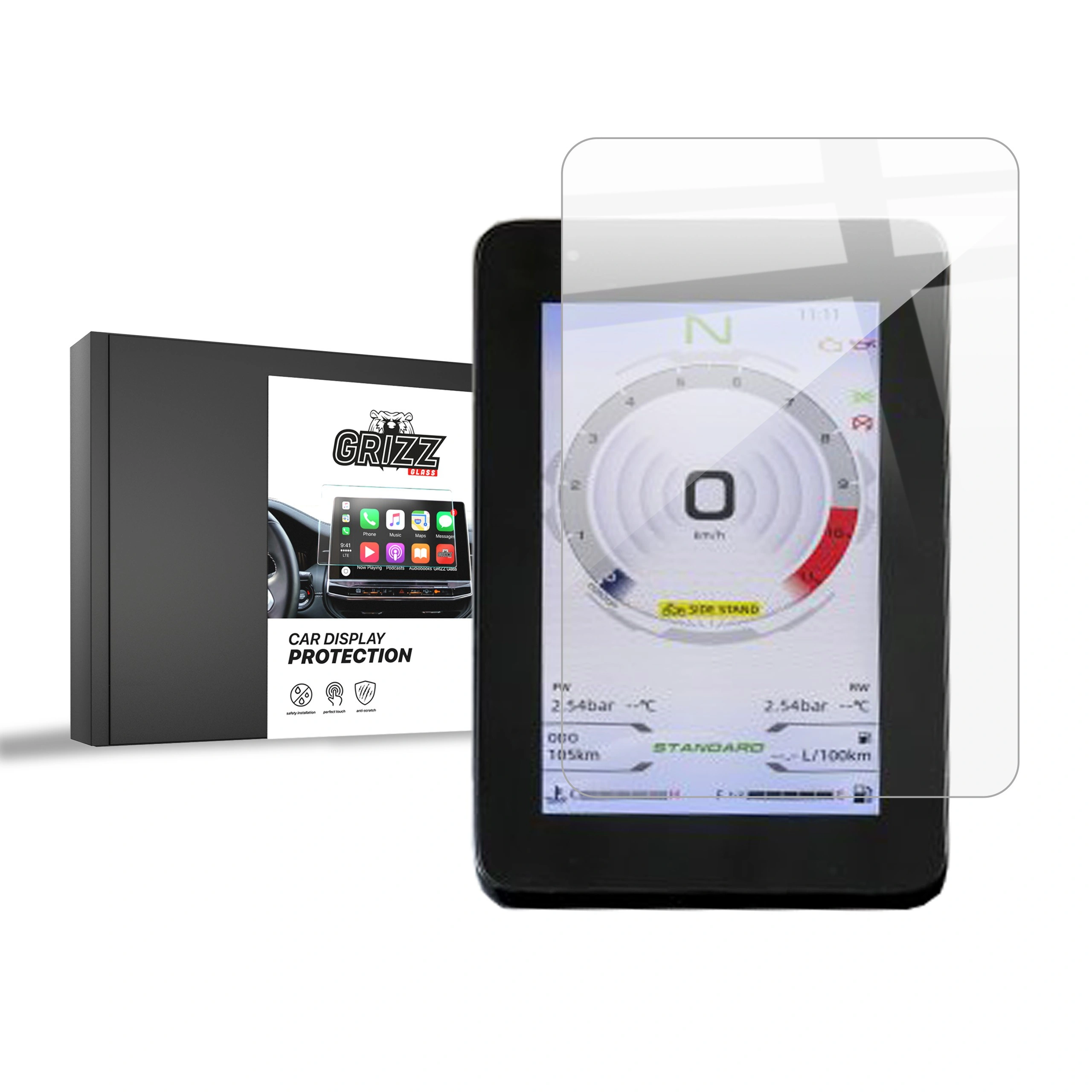 Keramická fólie do auta GrizzGlass CarDisplay Protection CFMOTO 800MT SPORT 7"