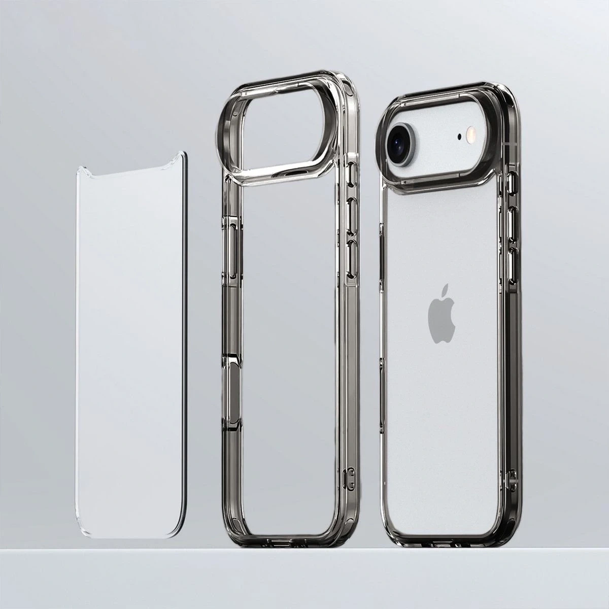 Kryt Bizon Case Halo Apple iPhone Air smoke black