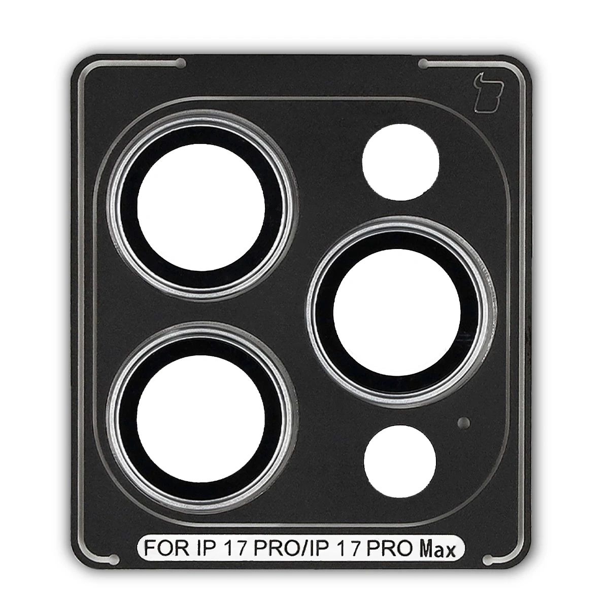 Ochranné sklo Bizon Glass Snap Lens Apple iPhone 17 Pro / 17 Pro Max black frame