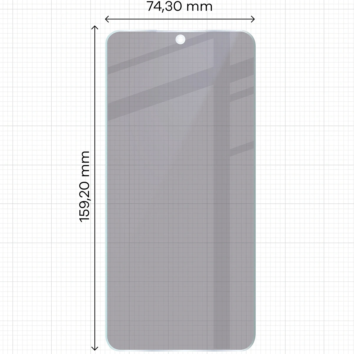 Ochranné sklo Bizon Glass Mule Shadow Samsung Galaxy A56 5G matte