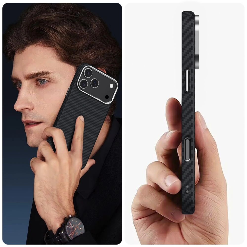 Kryt Tech-Protect Ion Carbon MagSafe Apple iPhone 17 Pro Max Black/silver