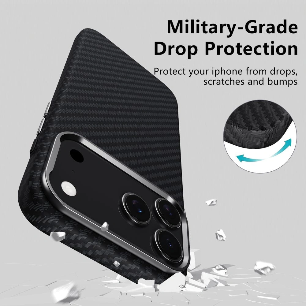 Kryt Tech-Protect Ion Carbon MagSafe Apple iPhone 17 Pro Max Black/silver