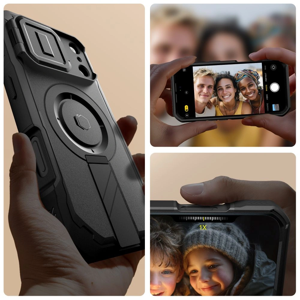 Kryt Tech-Protect Kevlar MagSafe Apple iPhone 17 Pro Black