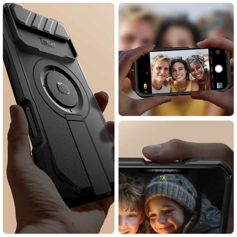 Kryt Tech-Protect Kevlar MagSafe Apple iPhone Air Black