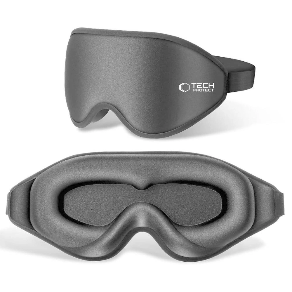 Kryt Tech-Protect Eyeshade Sleep Mask Grey