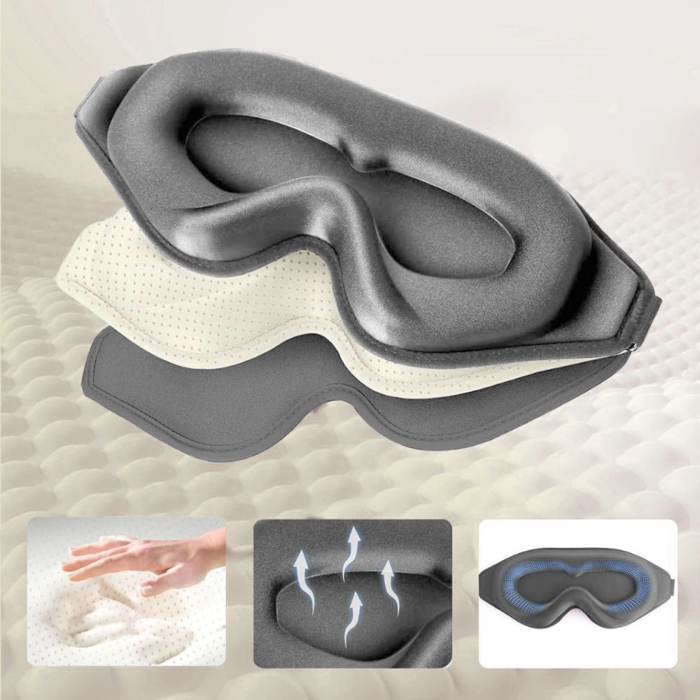 Kryt Tech-Protect Eyeshade Sleep Mask Grey