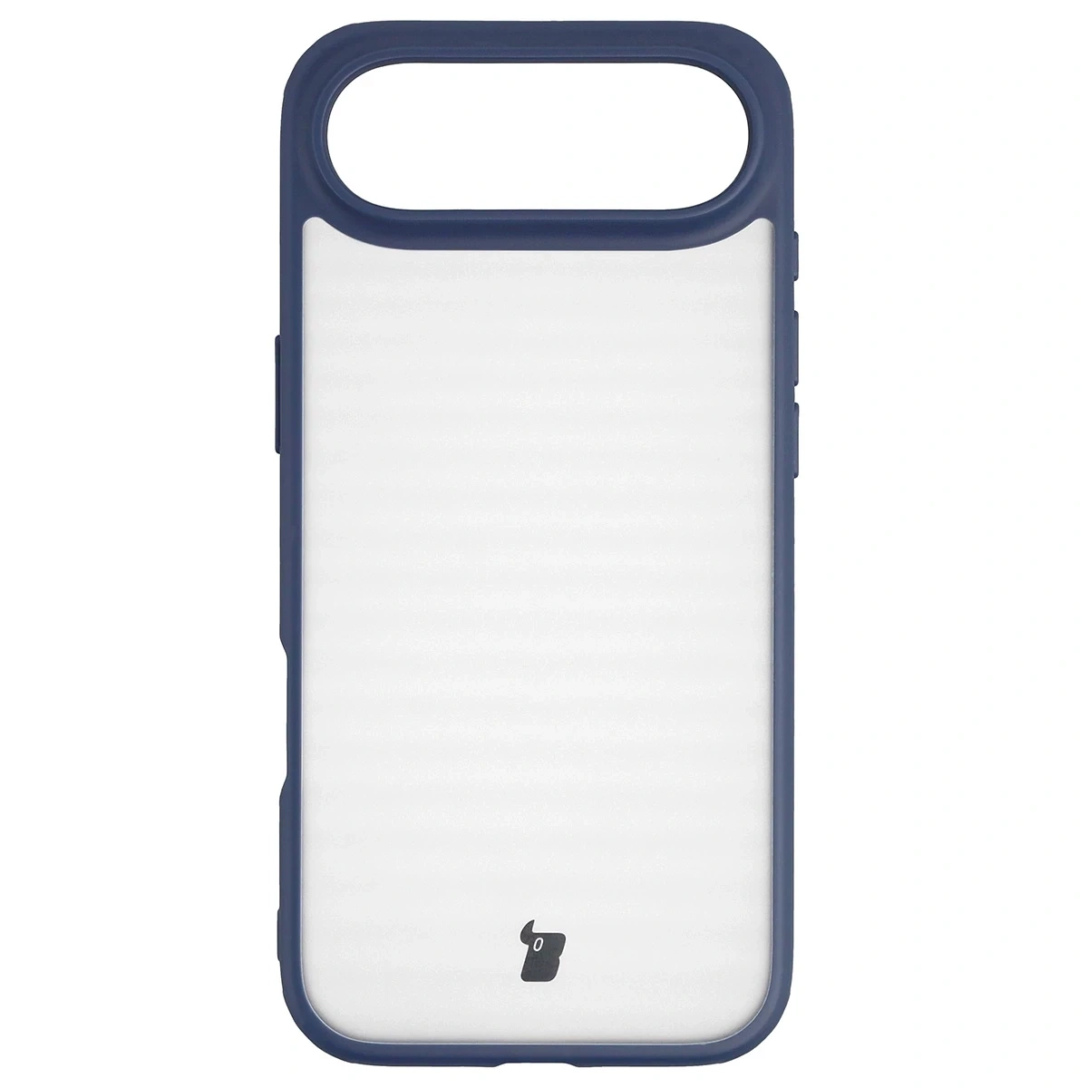 Kryt Bizon Case Angelo Apple iPhone Air semi-transparent with a navy blue frame