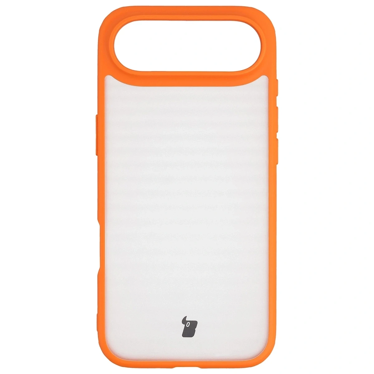 Kryt Bizon Case Angelo Apple iPhone Air semi-transparent with an orange frame