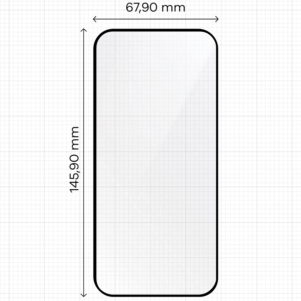 Ochranné sklo Bizon Glass Aplikator Apple iPhone 17 [2 PACK]
