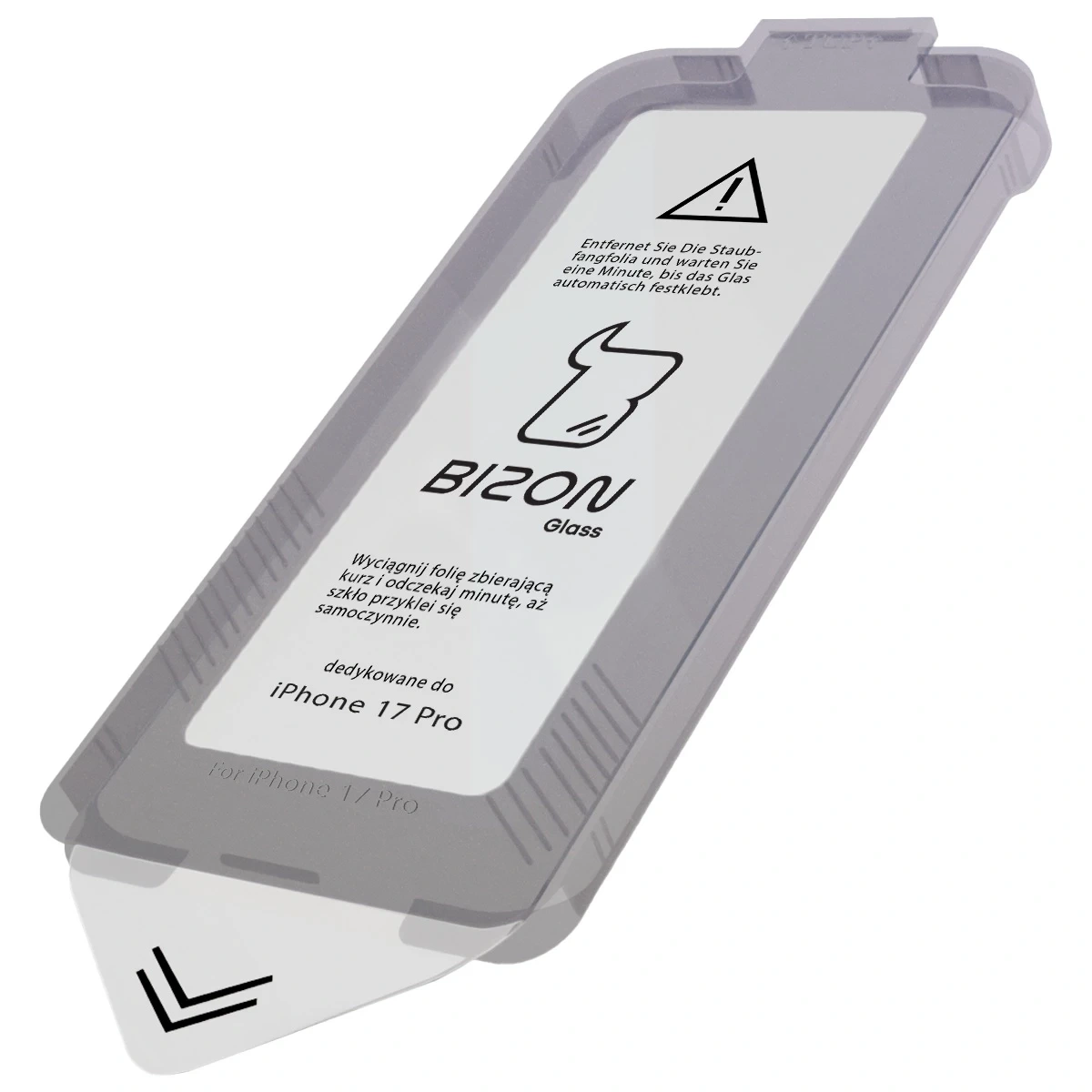 Ochranné sklo Bizon Glass Aplikator Apple iPhone 17 Pro [2 PACK]