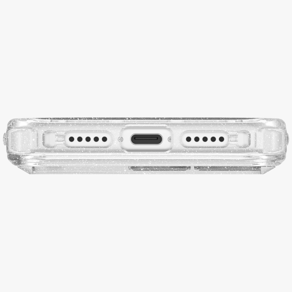 Kryt UNIQ LifePro Xtreme Apple iPhone 17 Pro MagClick Charging clear/glitter