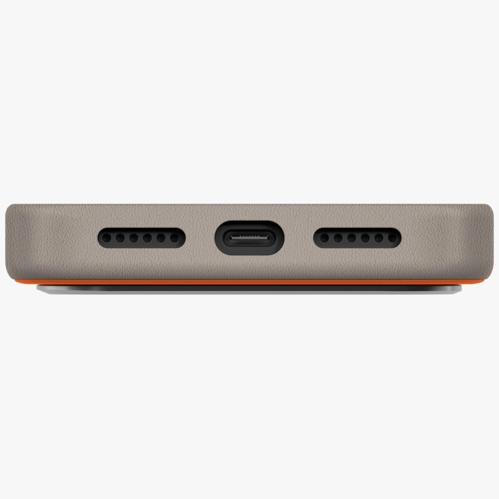 Kryt UNIQ Lyden DS Apple iPhone 17 Pro Max MagClick Charging orange/grey