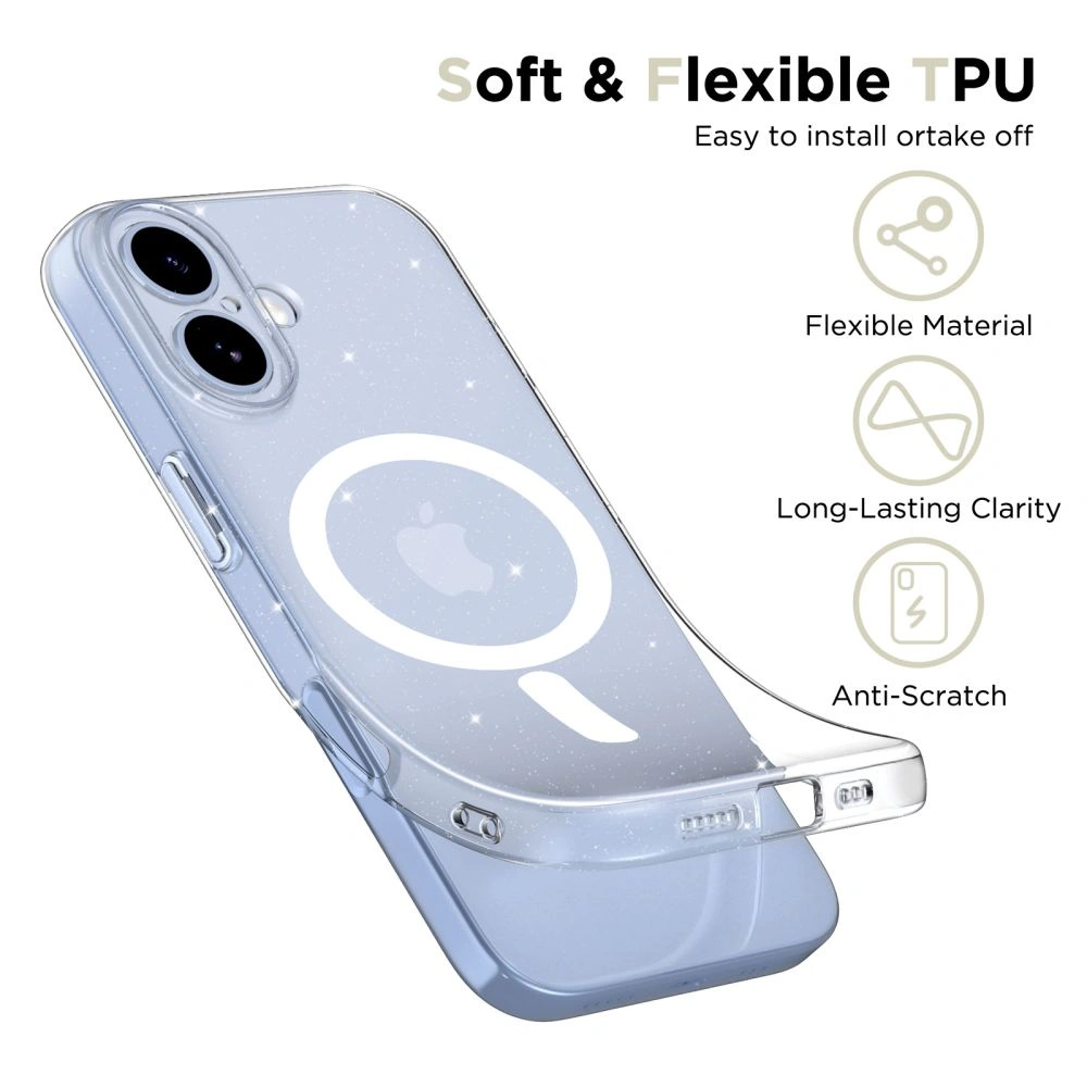 Kryt Tech-Protect FlexAir MagSafe Apple iPhone 17 Glitter