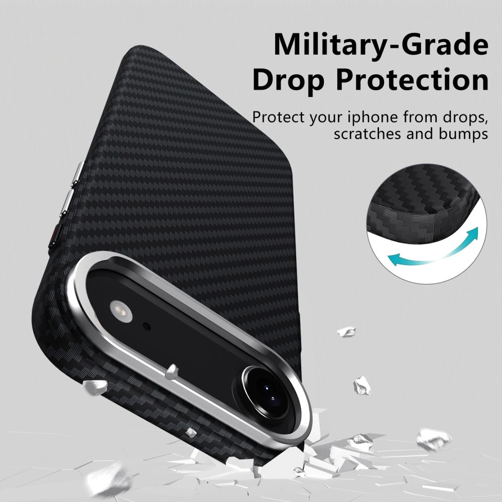 Kryt Tech-Protect Ion Carbon MagSafe Apple iPhone Air Black/silver