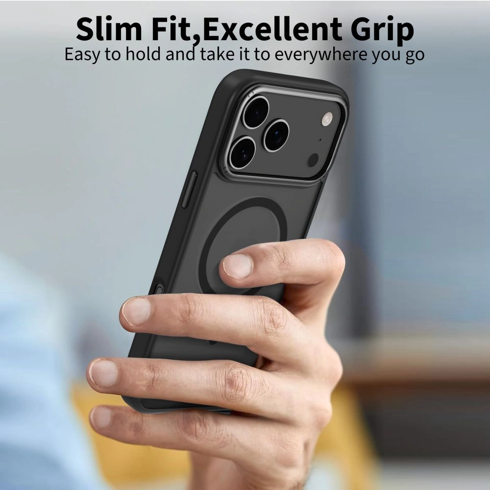 Kryt Tech-Protect MagEdge MagSafe Apple iPhone 17 Pro Matte Black/gunmetal