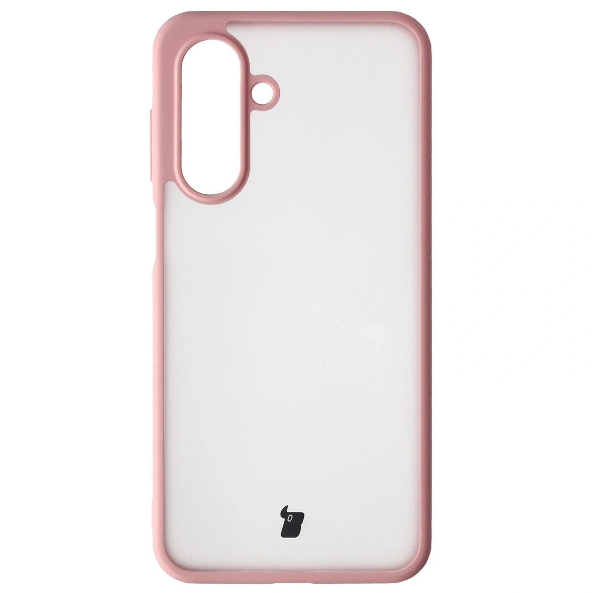 Kryt Bizon Case Angelo Samsung Galaxy A17 5G semi-transparent with a light pink frame