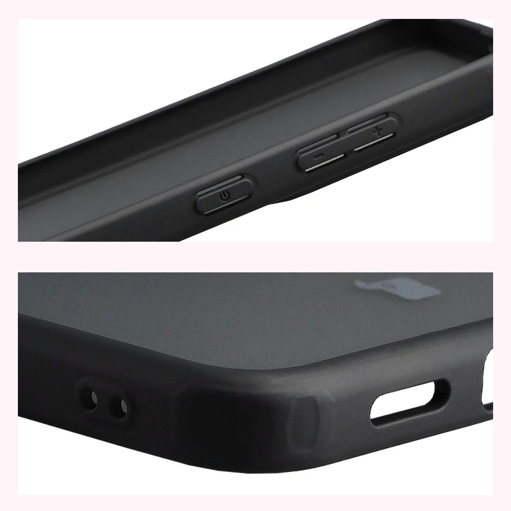 Kryt Bizon Case Angelo Samsung Galaxy S25 FE smoked with a black frame