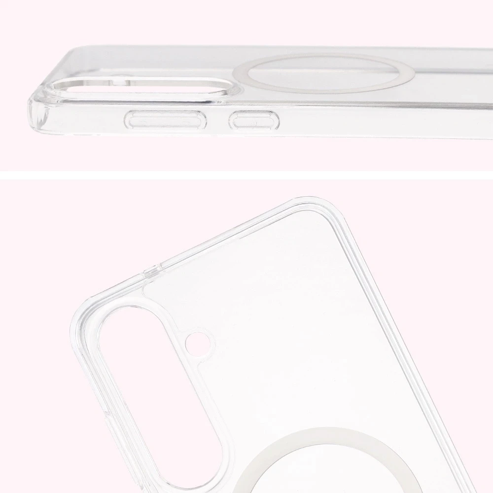 Kryt Bizon Case CrystalO Magnetic Samsung Galaxy S25 FE clear