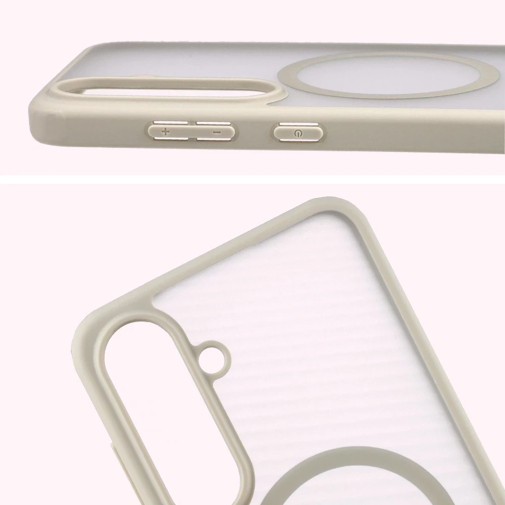 Kryt Bizon Case MatteO Magnetic Samsung Galaxy S25 FE smoky beige