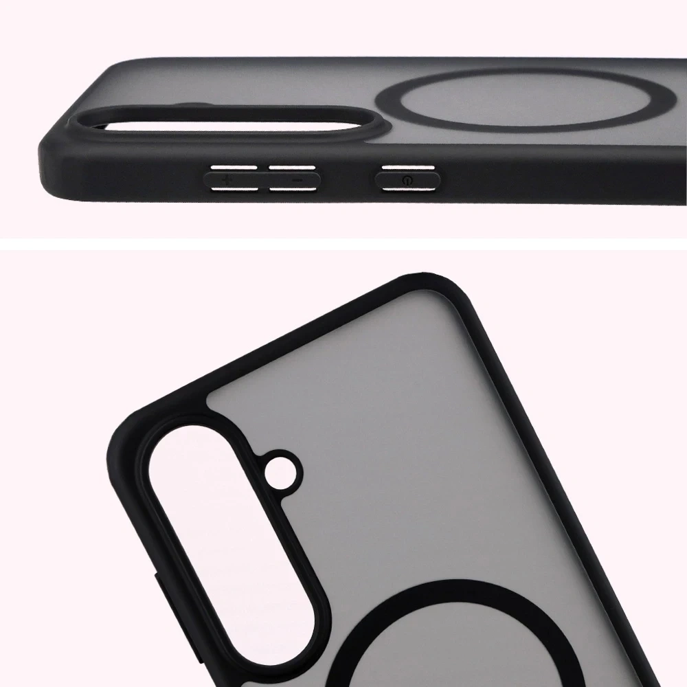 Kryt Bizon Case MatteO Magnetic Samsung Galaxy S25 FE smoky black