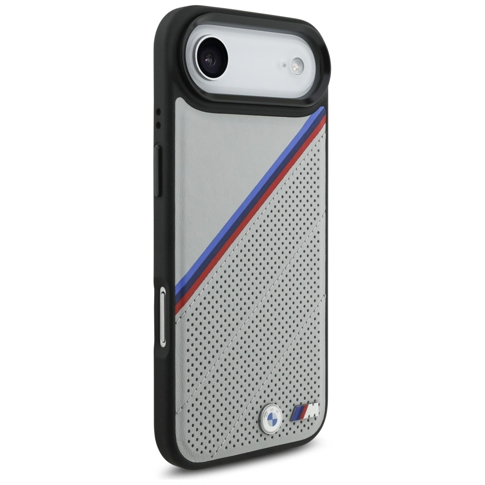 Kryt BMW M Tricolor Metal Logo MagSafe Apple iPhone Air grey