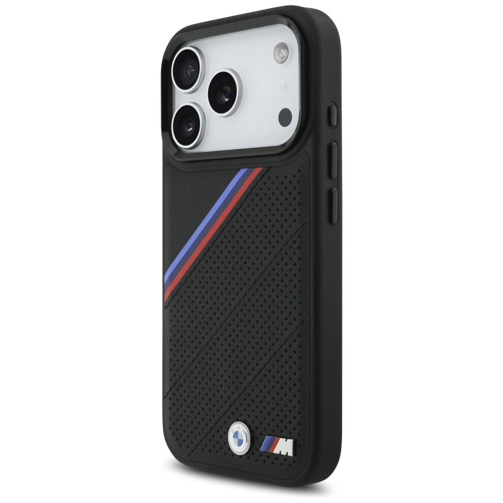 Kryt BMW M Tricolor Metal Logo MagSafe Apple iPhone 17 Pro black