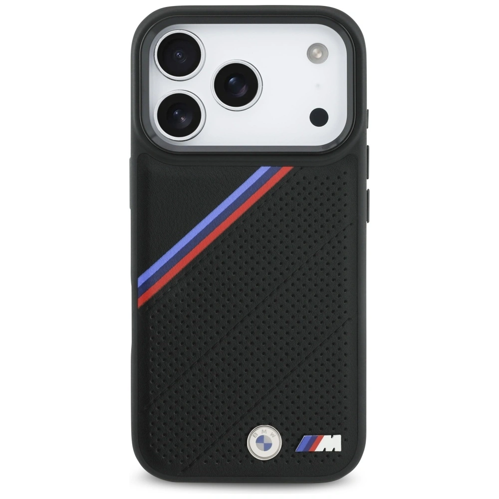 Kryt BMW M Tricolor Metal Logo MagSafe Apple iPhone 17 Pro black