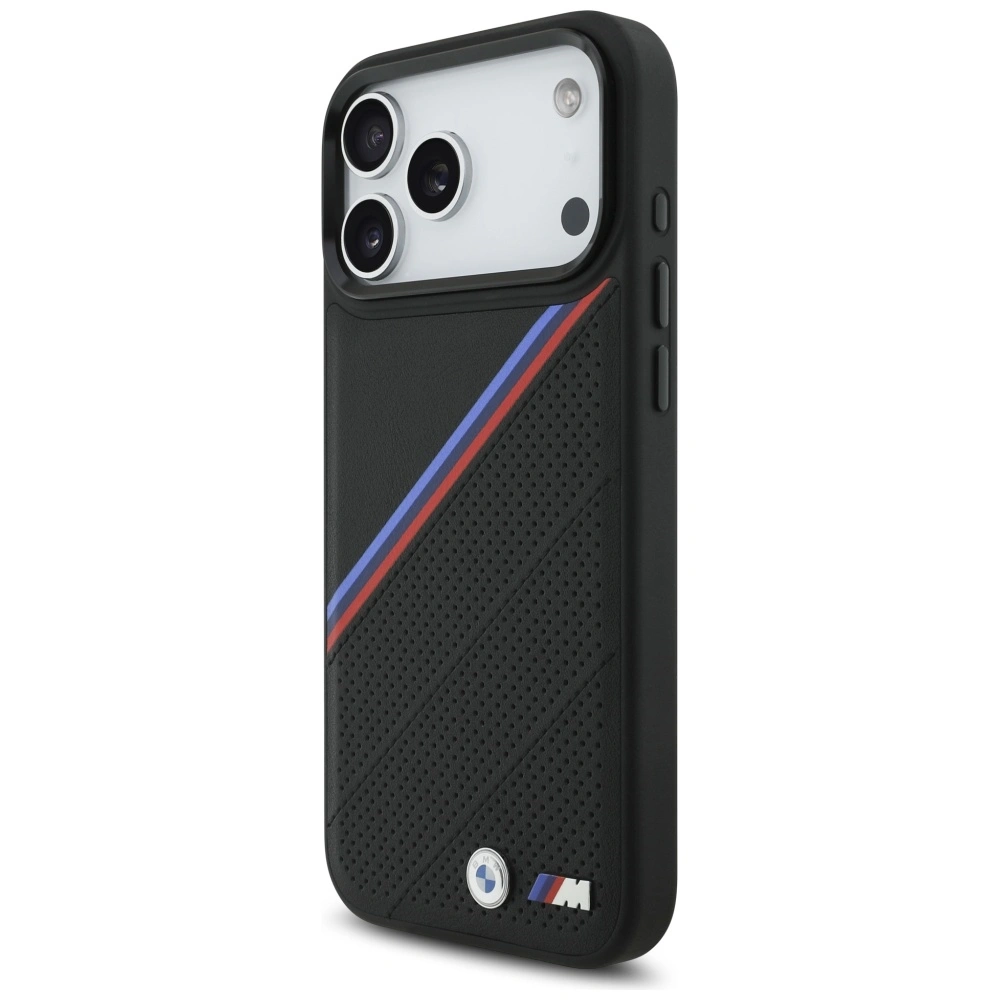 Kryt BMW M Tricolor Metal Logo MagSafe Apple iPhone 17 Pro Max black