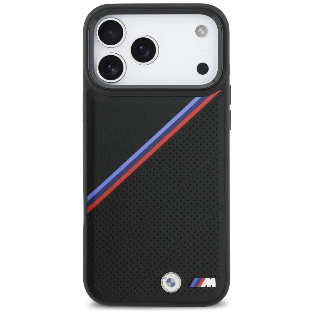Kryt BMW M Tricolor Metal Logo MagSafe Apple iPhone 17 Pro Max black
