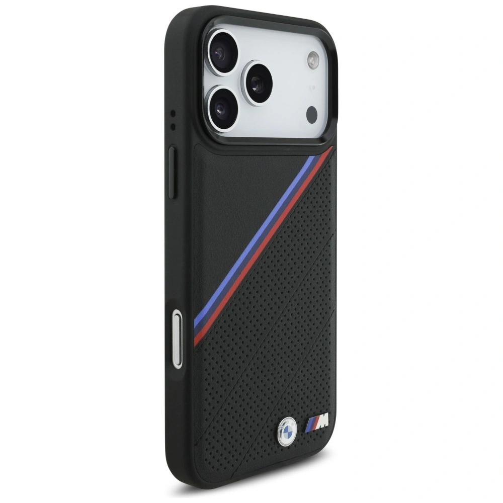 Kryt BMW M Tricolor Metal Logo MagSafe Apple iPhone 17 Pro Max black