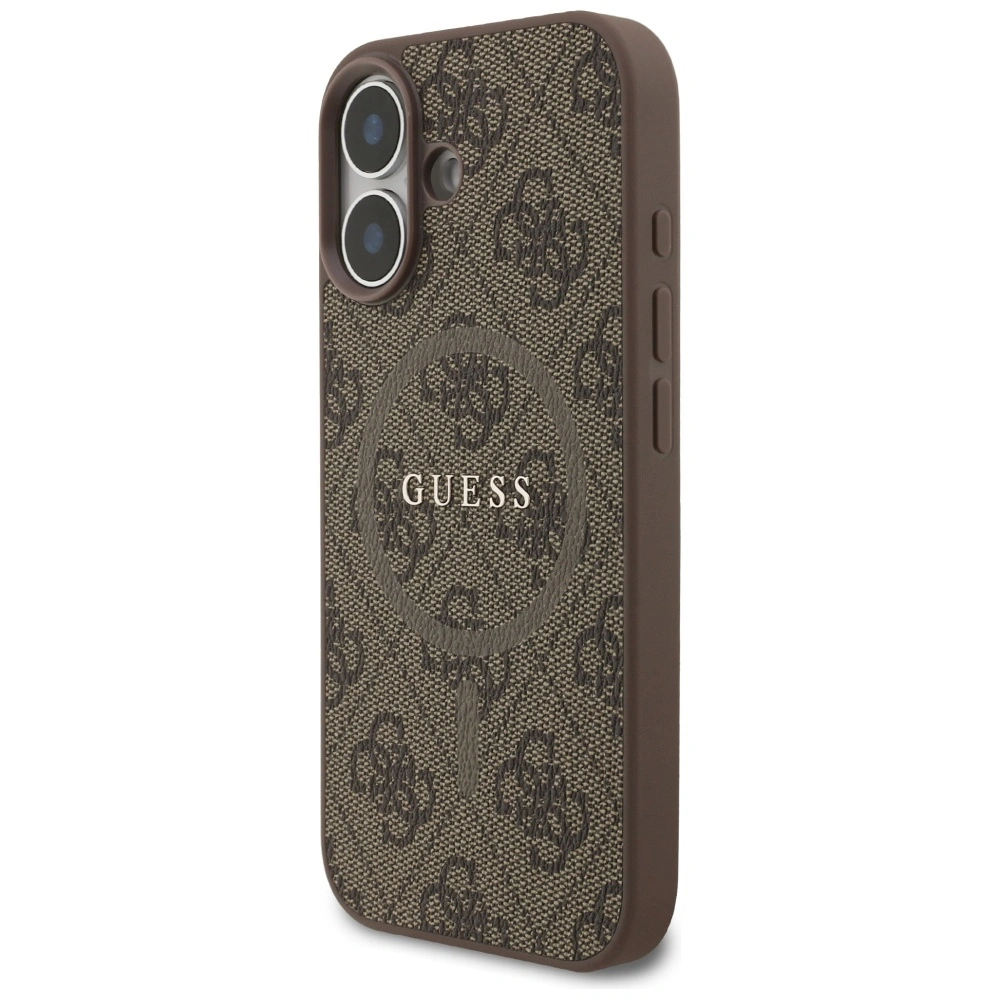 Kryt Guess 4G Ring Classic Logo MagSafe Apple iPhone 17 brown