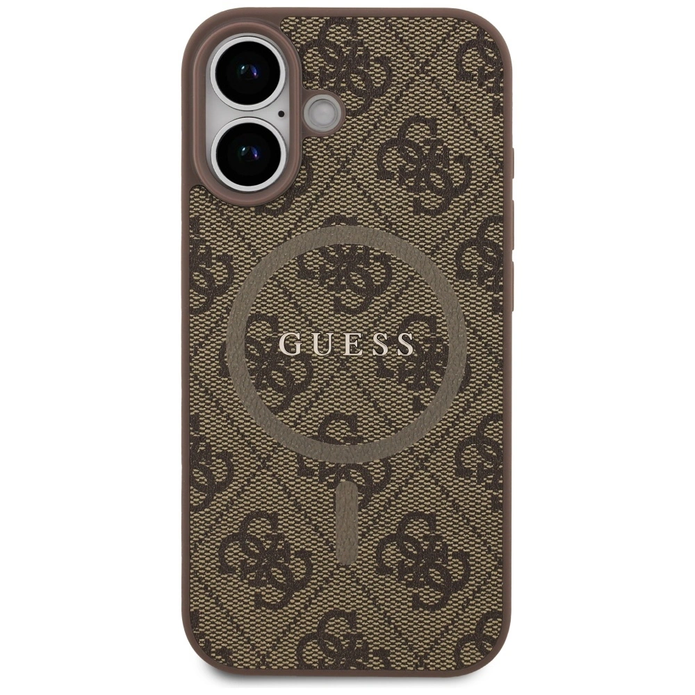 Kryt Guess 4G Ring Classic Logo MagSafe Apple iPhone 17 brown