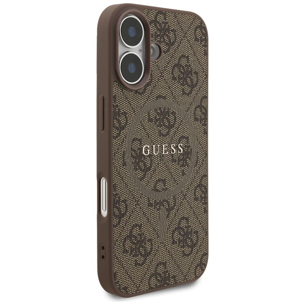 Kryt Guess 4G Ring Classic Logo MagSafe Apple iPhone 17 brown