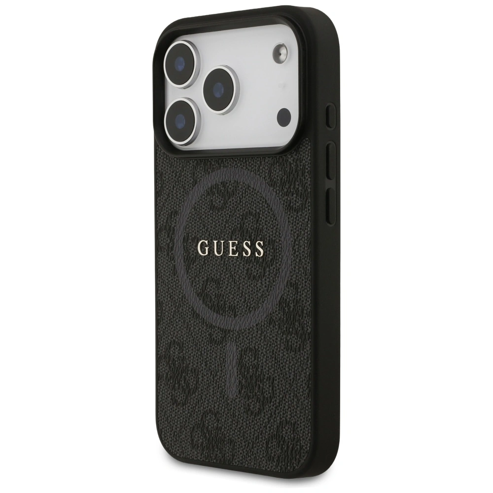 Kryt Guess 4G Ring Classic Logo MagSafe Apple iPhone 17 Pro black