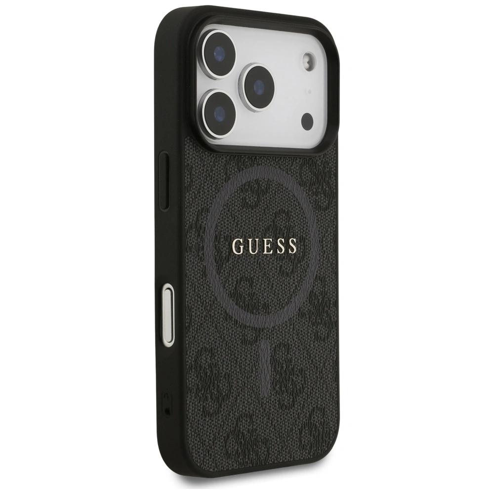 Kryt Guess 4G Ring Classic Logo MagSafe Apple iPhone 17 Pro black