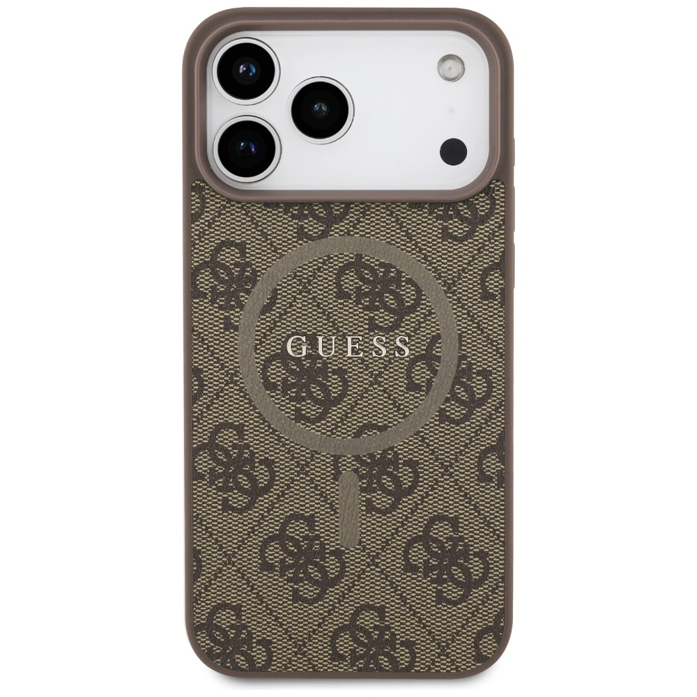 Kryt Guess 4G Ring Classic Logo MagSafe Apple iPhone 17 Pro Max brown