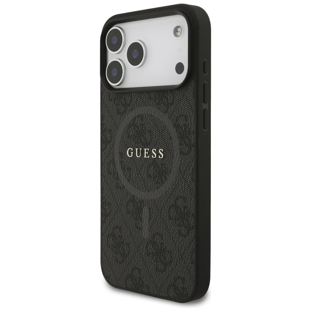 Kryt Guess 4G Ring Classic Logo MagSafe Apple iPhone 17 Pro Max black