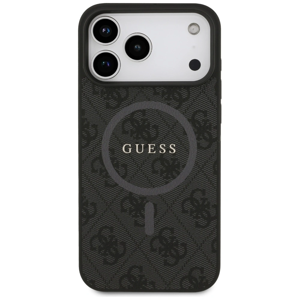 Kryt Guess 4G Ring Classic Logo MagSafe Apple iPhone 17 Pro Max black
