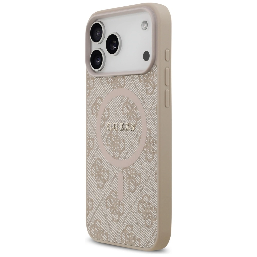 Kryt Guess 4G Ring Classic Logo MagSafe Apple iPhone 17 Pro Max pink