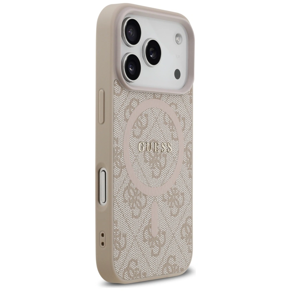 Kryt Guess 4G Ring Classic Logo MagSafe Apple iPhone 17 Pro pink