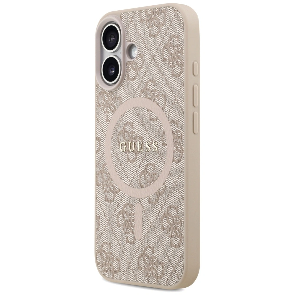 Kryt Guess 4G Ring Classic Logo MagSafe Apple iPhone 17 pink