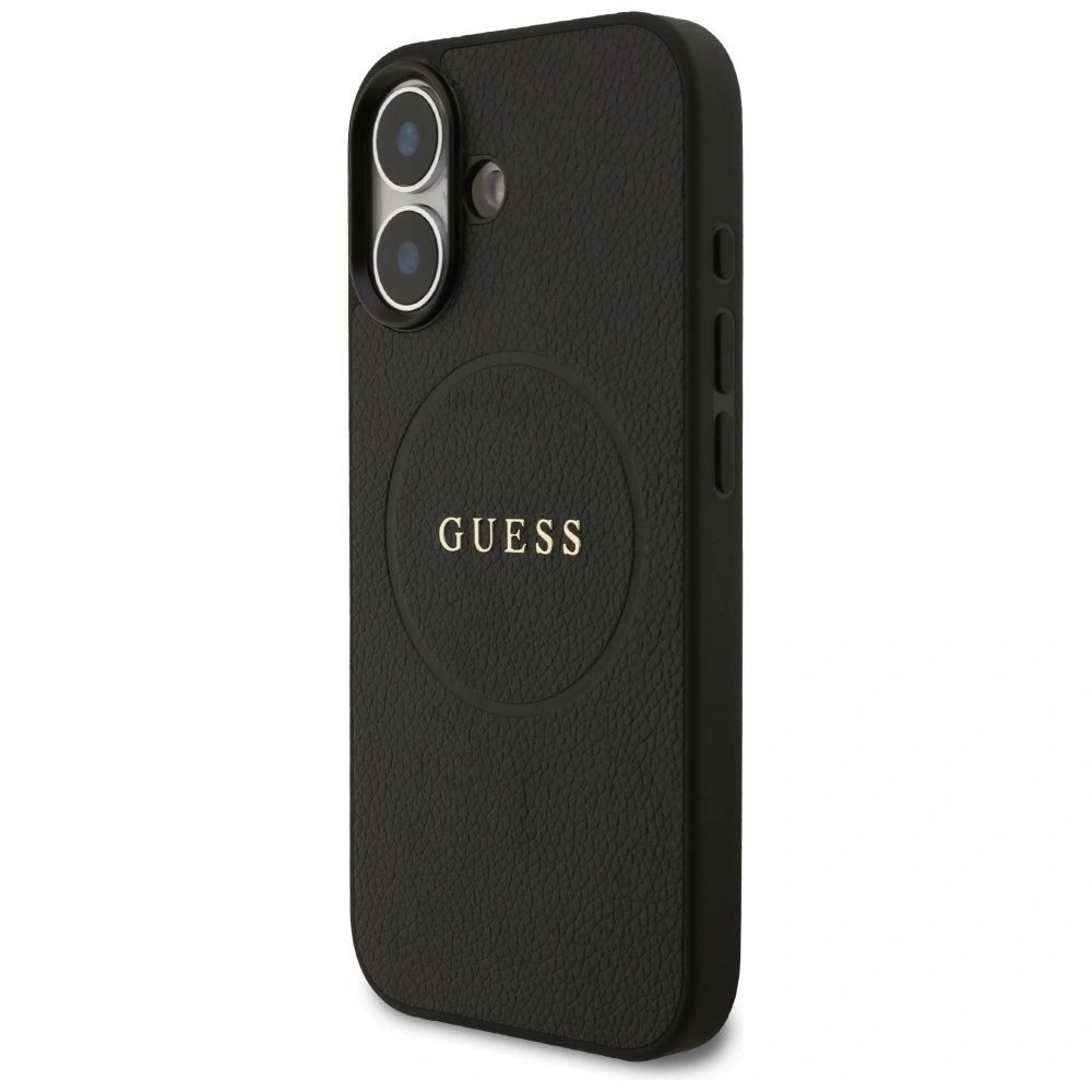 Kryt Guess Grained Ring MagSafe Apple iPhone 17 black