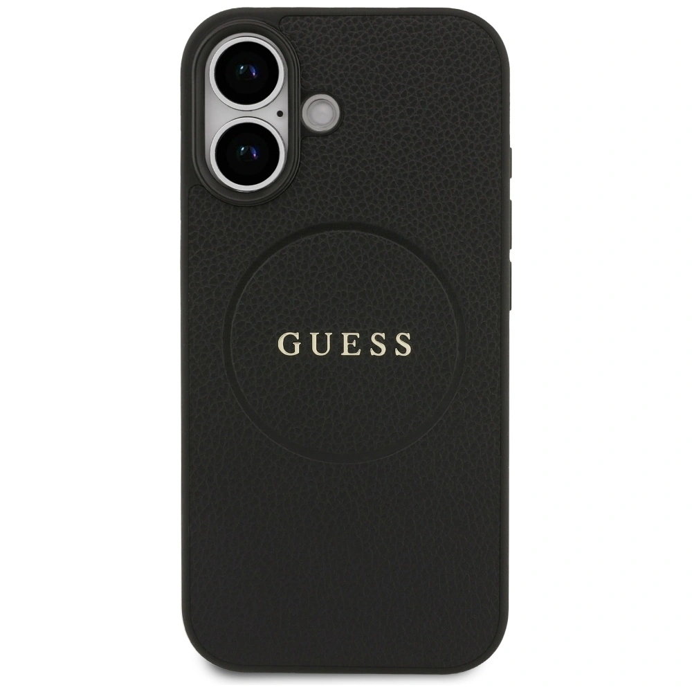 Kryt Guess Grained Ring MagSafe Apple iPhone 17 black