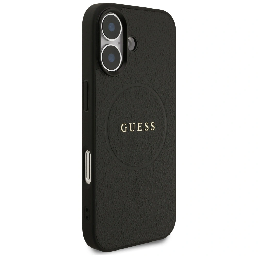 Kryt Guess Grained Ring MagSafe Apple iPhone 17 black