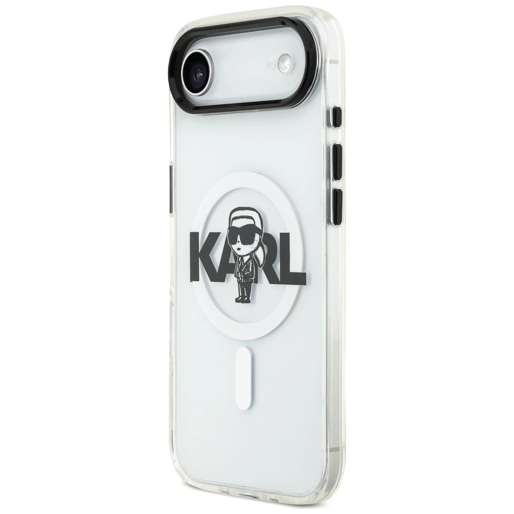 Kryt Karl Lagerfeld IML Karl Sketch Logo MagSafe Apple iPhone Air clear
