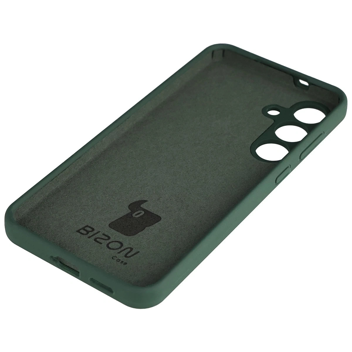 Kryt Bizon Soft Case Samsung Galaxy S25 FE dark green