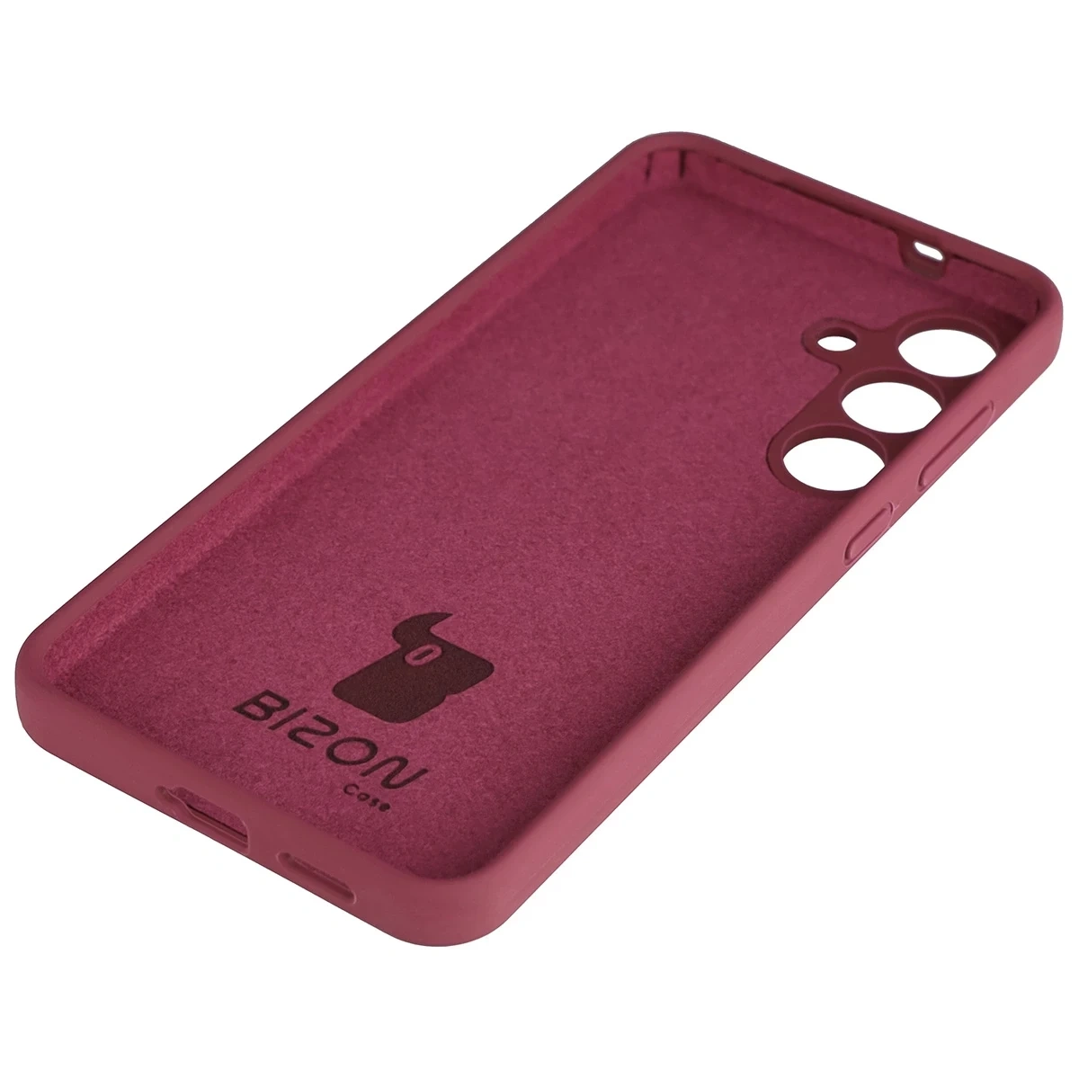 Kryt Bizon Soft Case Samsung Galaxy S25 FE dark purple